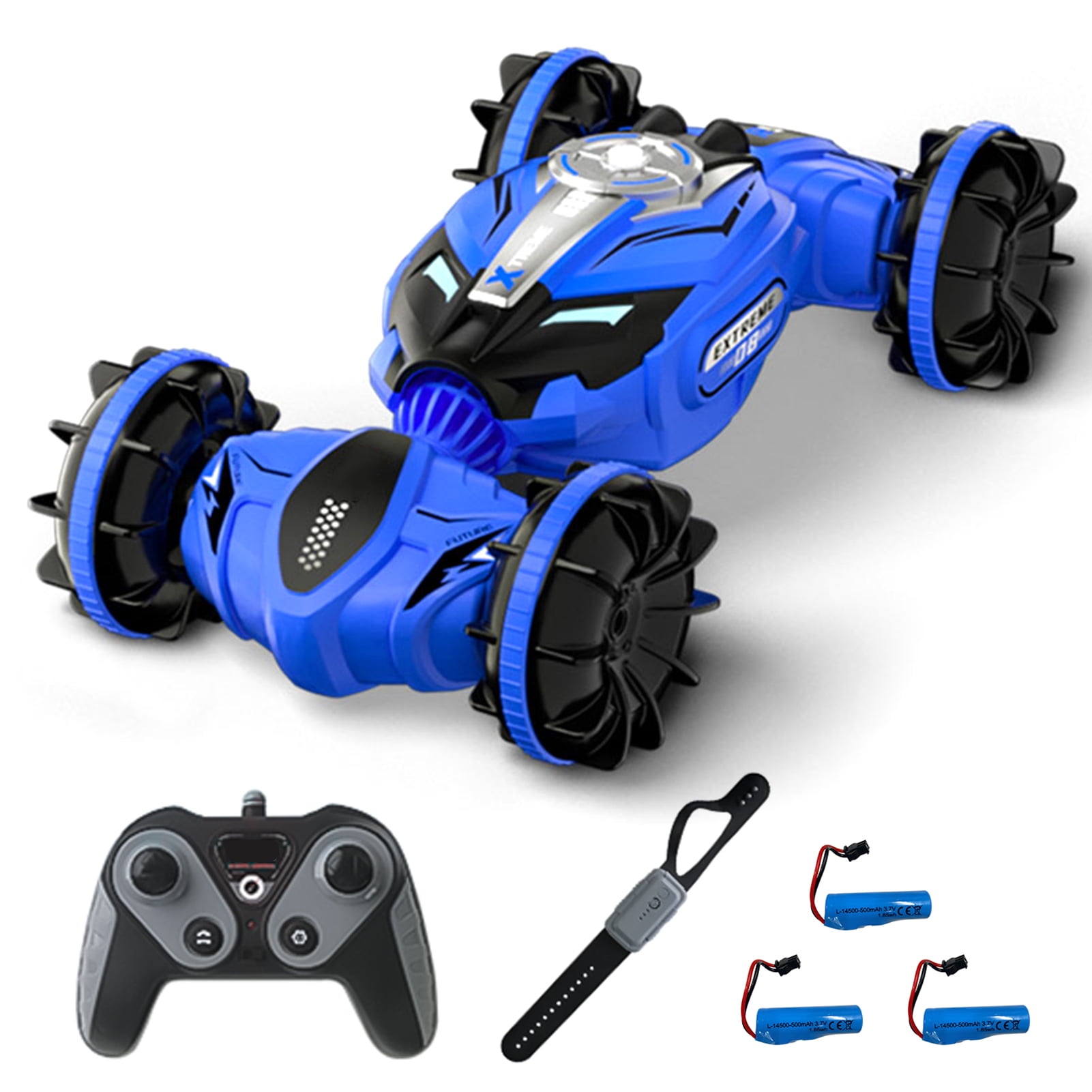 OWSOO Remote Control Stunt Car 2.4GHz Transforming Amphibious Remote