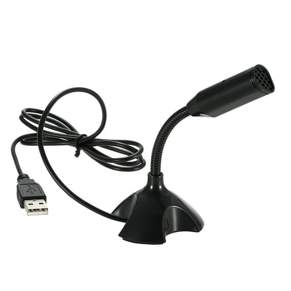 OWSOO USB Desktop Microphone 360° Adjustable Microphone Support Voice Chatting Recording Mic for PC with a USB Port