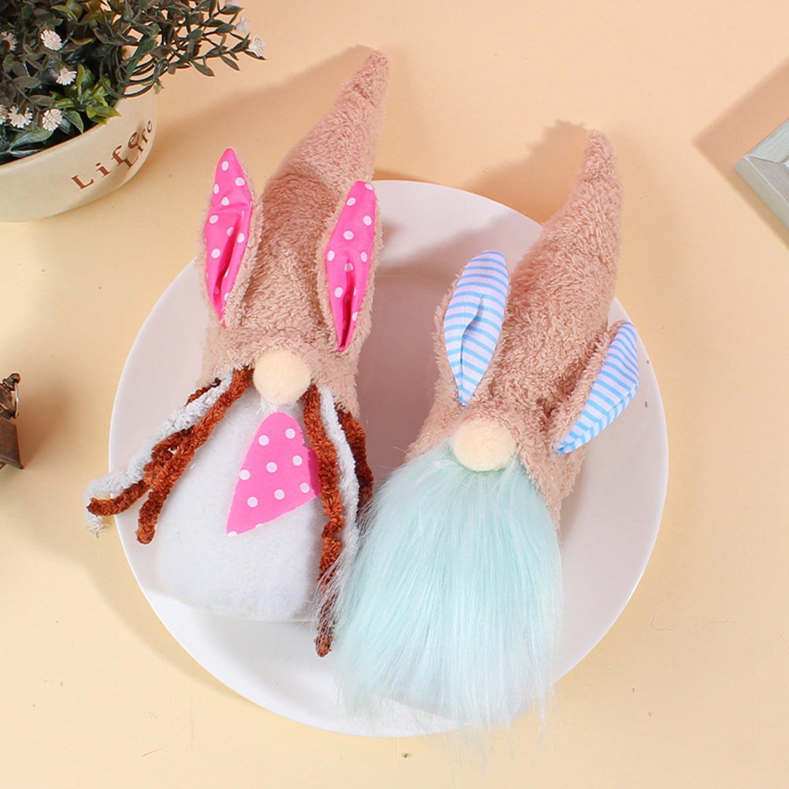 Stuffed Dwark Rabbit OWTNXKLD, Dwarf Doll, Dwarf Stuffed Animals, Easter Plush Doll, Dwarf ...