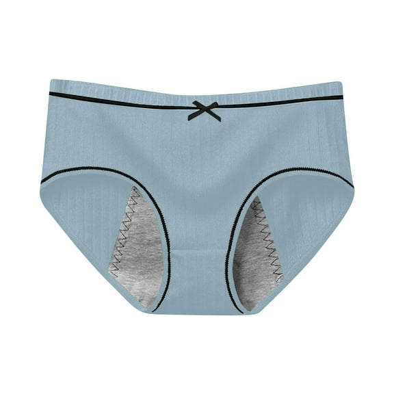 OWUUcdse Briefs for Women, Breathable Lightweight Stretchy Comfy Women's Underwear Light Blue Size L