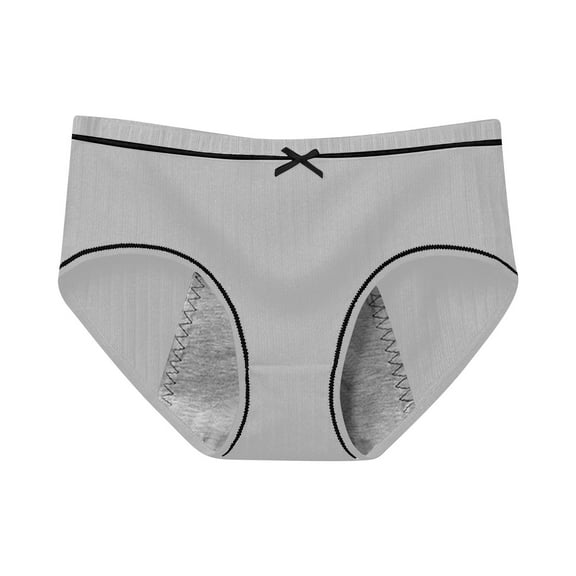 OWUUcdse Briefs for Women, Stretchy Breathable Comfy Lightweight Women's Underwear Gray Size XL