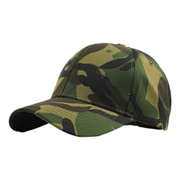 OWUUcdse Man's Baseball Caps, Sports Adjustable Camouflage Winter Trucker Hats for Outdoor Green Size One Size