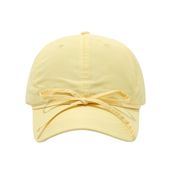 OWUUcdse Woman's Baseball Caps, Sun-Shading Soft Adjustable Cotton Hats for Cold Weather Yellow Size One Size