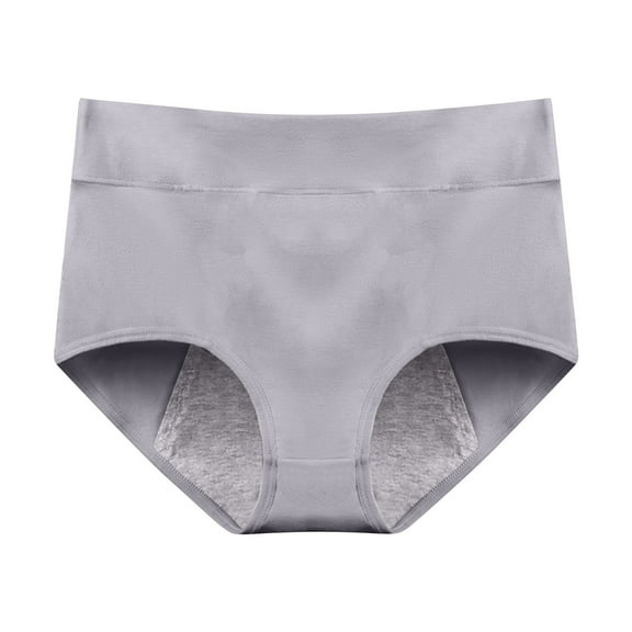 OWUUcdse Women's Brief Underwear, Comfy Breathable Lightweight Stretchy Women's Panties Gray Size L