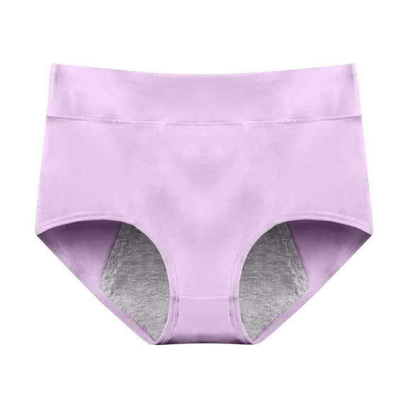 OWUUcdse Women's Brief Underwear, Lightweight Stretchy Breathable Comfy Women's Panties Purple Size L