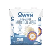 OWYN Complete Nutrition 20g Protein Shake, Vanilla, 11.15 fl oz, 4 Count
