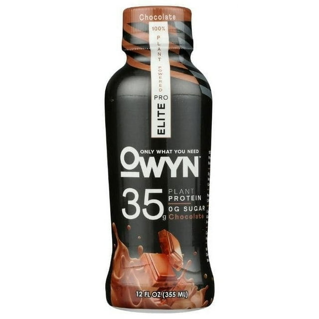 OWYN Elite Ready to Drink Protein Shake, Chocolate, 32g Protein, 12 fl