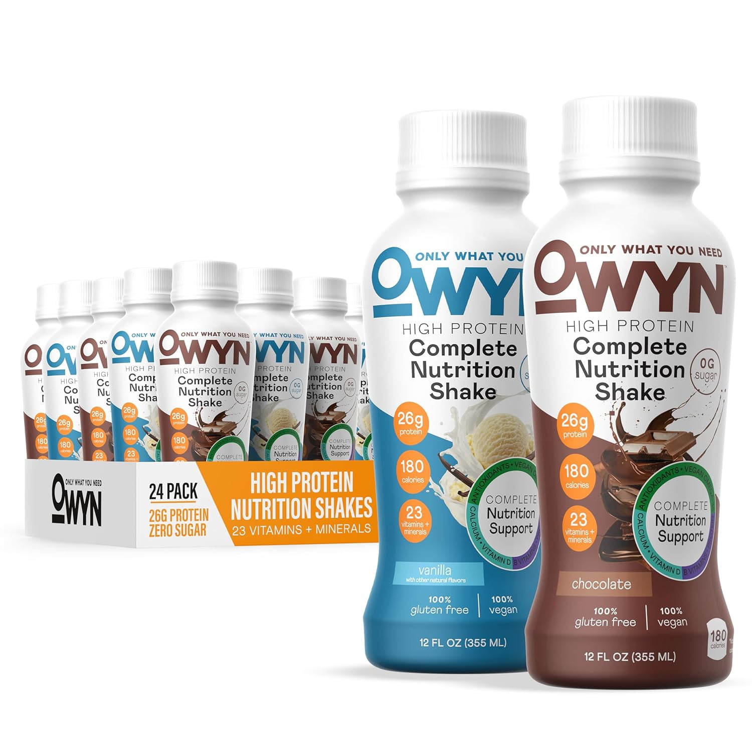 OWYN Only What You Need Protein Shake, High Protein Complete Nutrition
