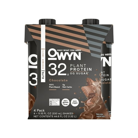 OWYN 32g Pro Elite Chocolate Flavored Protein Shake - 11.15 fl oz, 4 Count