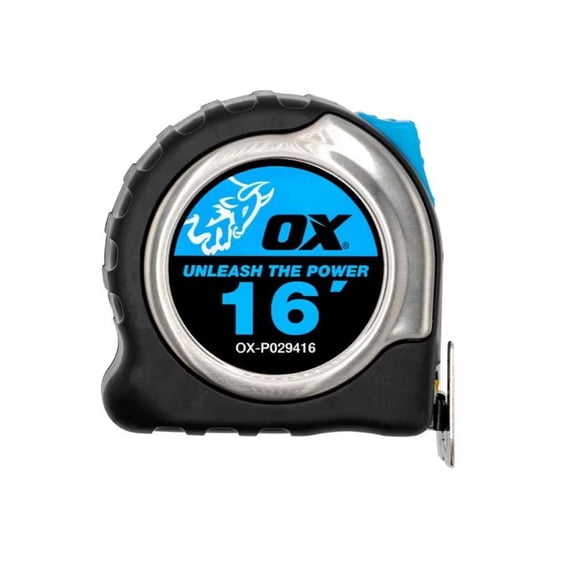 OX Pro Magnetic Hook Tape Measure 16' - Stainless