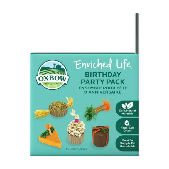 Oxbow Birthday Party Pack for Small Animals - 5 Pieces