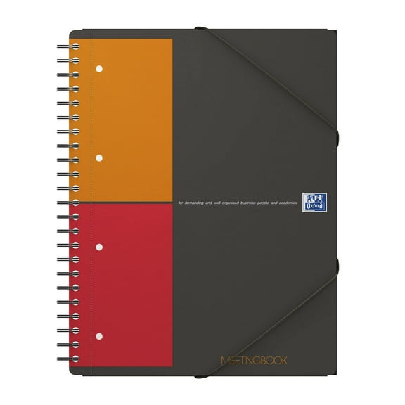 OXFORD 100100362 Meetingbook International A4 + checkered 4-fold perforated 160 sheets Oxford