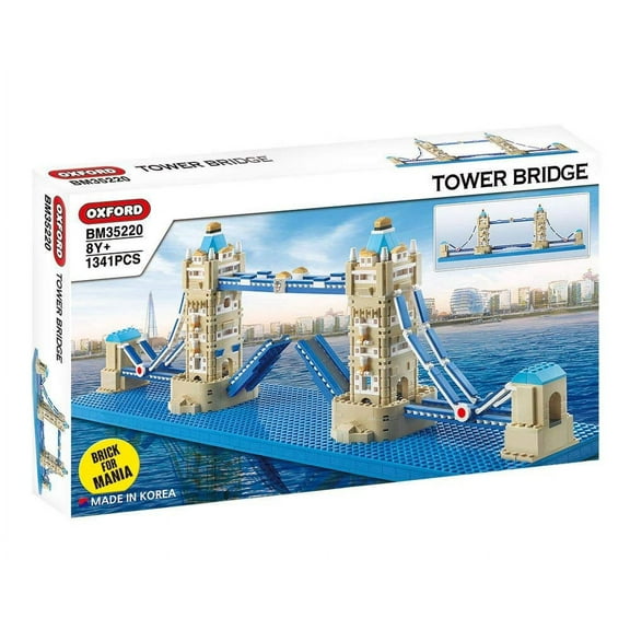 OXFORD BLOCKS LONDON TOWER BRIDGE Architecture Series COMPATIBLE BUILDING BRICK SET