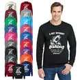 thumbnail image 1 of OXI Crewneck Sweatshirt - A Day Without Fishing, Basic Casual Sweatshirts for Men's and Women Fleece Sweatshirt Long Sleeve - Safety Pink 2X-Large, 1 of 2