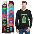 thumbnail image 1 of OXI Crewneck Sweatshirt - Basic Casual Sweatshirts for Men's and Women Fleece Sweatshirt Long Sleeve - Heliconia X-Large, 1 of 2