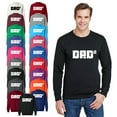 thumbnail image 1 of OXI Crewneck Sweatshirt - Dad Square, Basic Casual Sweatshirts for Men's and Women Fleece Sweatshirt Long Sleeve - Maroon 3X-Large, 1 of 2