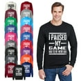 thumbnail image 1 of OXI Crewneck Sweatshirt - I Paused My Game, Basic Casual Sweatshirts for Men's and Women Fleece Sweatshirt Long Sleeve - Sapphire 2X-Large, 1 of 2