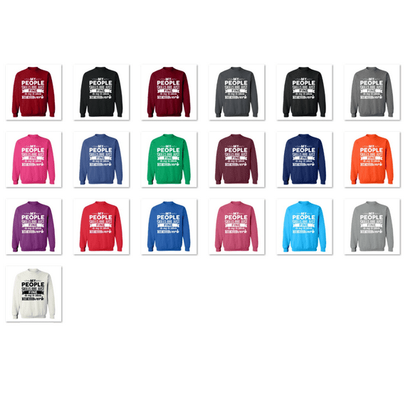 OXI Crewneck Sweatshirt - People Skills Fine Work, Basic Casual Sweatshirts for Men's and Women Fleece Sweatshirt Long Sleeve - Purple Large
