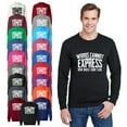 thumbnail image 1 of OXI Crewneck Sweatshirt - Woros Cannot Express, Basic Casual Sweatshirts for Men's and Women Fleece Sweatshirt Long Sleeve - Red X-Large, 1 of 2