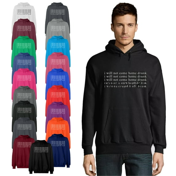 OXI Hoodie Sweatshirt - Basic Casual Hoodie for Men's and Women Fleece Hoodie Long Sleeve - Maroon Large