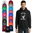 thumbnail image 1 of OXI Hoodie Sweatshirt - Best Dad By Par, Basic Casual Hoodie for Men's and Women Fleece Hoodie Long Sleeve - Sport Grey Small, 1 of 3