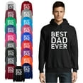 thumbnail image 1 of OXI Hoodie Sweatshirt - Best Dad Ever, Basic Casual Hoodie for Men's and Women Fleece Hoodie Long Sleeve - Royal Blue X-Large, 1 of 3