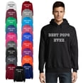 thumbnail image 1 of OXI Hoodie Sweatshirt - Best Pops Ever, Basic Casual Hoodie for Men's and Women Fleece Hoodie Long Sleeve - Navy Blue 3X-Large, 1 of 3