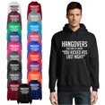 thumbnail image 1 of OXI Hoodie Sweatshirt - Hangovers Gods Way, Basic Casual Hoodie for Men's and Women Fleece Hoodie Long Sleeve - Red X-Large, 1 of 3
