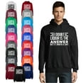 thumbnail image 1 of OXI Hoodie Sweatshirt - I Doubt Liqour is The Answer, Basic Casual Hoodie for Men's and Women Fleece Hoodie Long Sleeve - Antiquee Cherry Small, 1 of 3