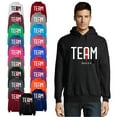thumbnail image 1 of OXI Hoodie Sweatshirt - Team There It is, Basic Casual Hoodie for Men's and Women Fleece Hoodie Long Sleeve - Dark Heather Large, 1 of 3