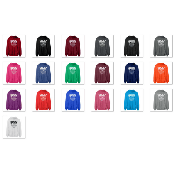 OXI Hoodie Sweatshirt - To Anyone I Have Not Offended, Basic Casual Hoodie for Men's and Women Fleece Hoodie Long Sleeve - Royal Blue 2X-Large
