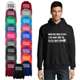 thumbnail image 1 of OXI Hoodie Sweatshirt - To Stay Away From Me, Basic Casual Hoodie for Men's and Women Fleece Hoodie Long Sleeve - Dark Heather 2X-Large, 1 of 3