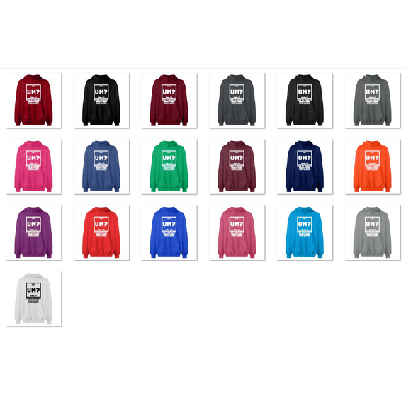 OXI Hoodie Sweatshirt - Um The Element of Confusion, Basic Casual Hoodie for Men's and Women Fleece Hoodie Long Sleeve - Orange Large
