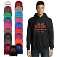 thumbnail image 1 of OXI Hoodie Sweatshirt - What Every One Else is Thinking, Basic Casual Hoodie for Men's and Women Fleece Hoodie Long Sleeve - Heliconia 2X-Large, 1 of 3