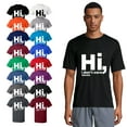 thumbnail image 1 of OXI T-Shirt - Hi I Don't Care Thanks, Basic Casual T-Shirt for Men's and Women Fleece T-Shirt Short Sleeve - Irish Green X-Large, 1 of 3