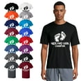 thumbnail image 1 of OXI T-Shirt - Hide And Seek Champion, Basic Casual T-Shirt for Men's and Women Fleece T-Shirt Short Sleeve - White Large, 1 of 3