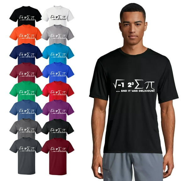 OXI T-Shirt - I Ate Some Pi Day It Was Delicious Math, Basic Casual T-Shirt for Men's and Women Fleece T-Shirt Short Sleeve - Purple X-Large