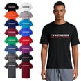 thumbnail image 1 of OXI T-Shirt - I'm Not Weired, Basic Casual T-Shirt for Men's and Women Fleece T-Shirt Short Sleeve - Dark Heather 3X-Large, 1 of 3
