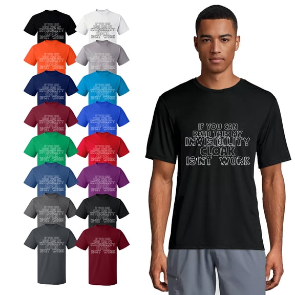 OXI T-Shirt - If You Can Read This, Basic Casual T-Shirt for Men's and Women Fleece T-Shirt Short Sleeve - Black Small