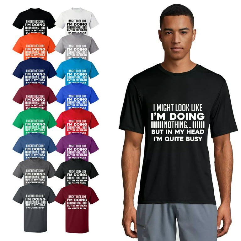 OXI T-Shirt - Look Like I'm Doing Nothing, Basic Casual T-Shirt