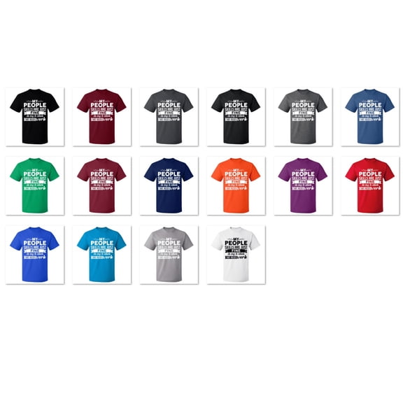 OXI T-Shirt - People Skills Fine Work, Basic Casual T-Shirt for Men's and Women Fleece T-Shirt Short Sleeve - Red Medium