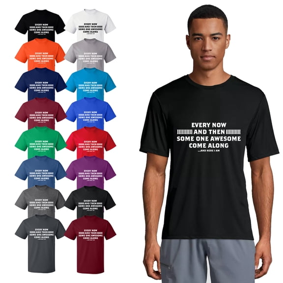 OXI T-Shirt - Some One Awesome Along, Basic Casual T-Shirt for Men's and Women Fleece T-Shirt Short Sleeve - Maroon Medium