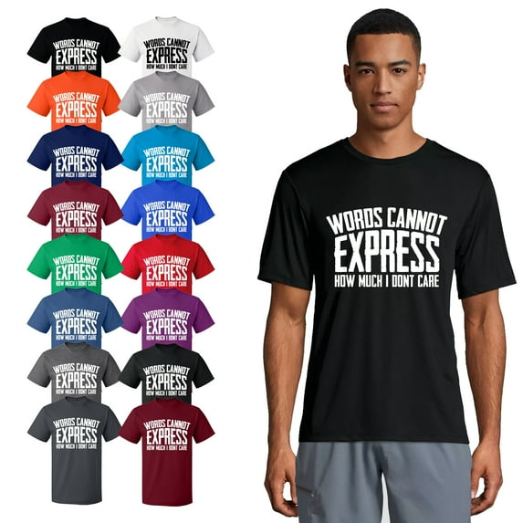 OXI T-Shirt - Woros Cannot Express, Basic Casual T-Shirt for Men's and Women Fleece T-Shirt Short Sleeve - Black Small