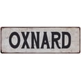 thumbnail image 1 of OXNARD Vintage Look Rustic Metal 8x24 Sign City State 108240041068, 1 of 1