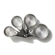 OXO 11132000 Good Grips Stainless Steel Measuring Cup Set with Magnetic Snaps