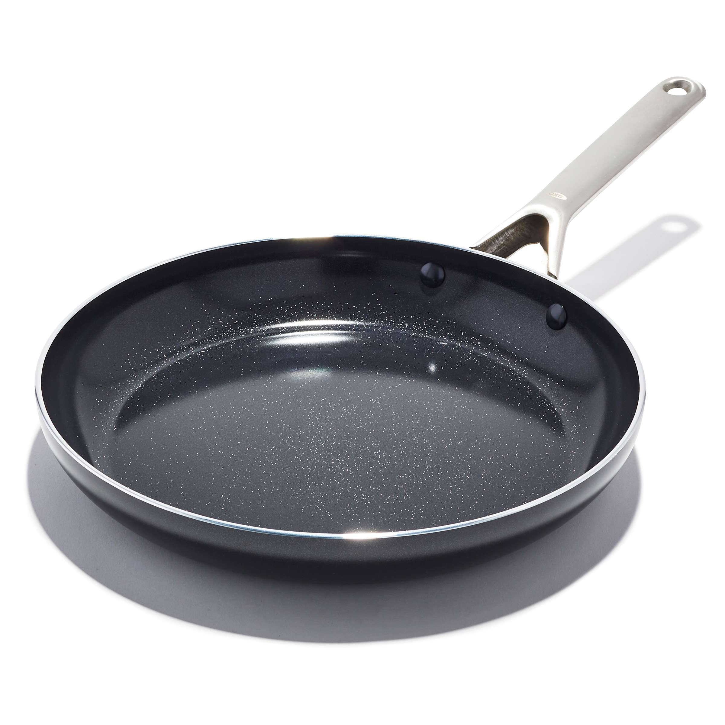 OXO Agility Black 12" Aluminum Ceramic Nonstick Fry Pan
