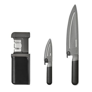 OXO 3-Piece Knife & Sharpener Set