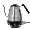 thumbnail image 1 of OXO Brew 1‑Liter Adjustable Temperature Electric Gooseneck Pour-Over Kettle, Stainless Steel, 1 of 5