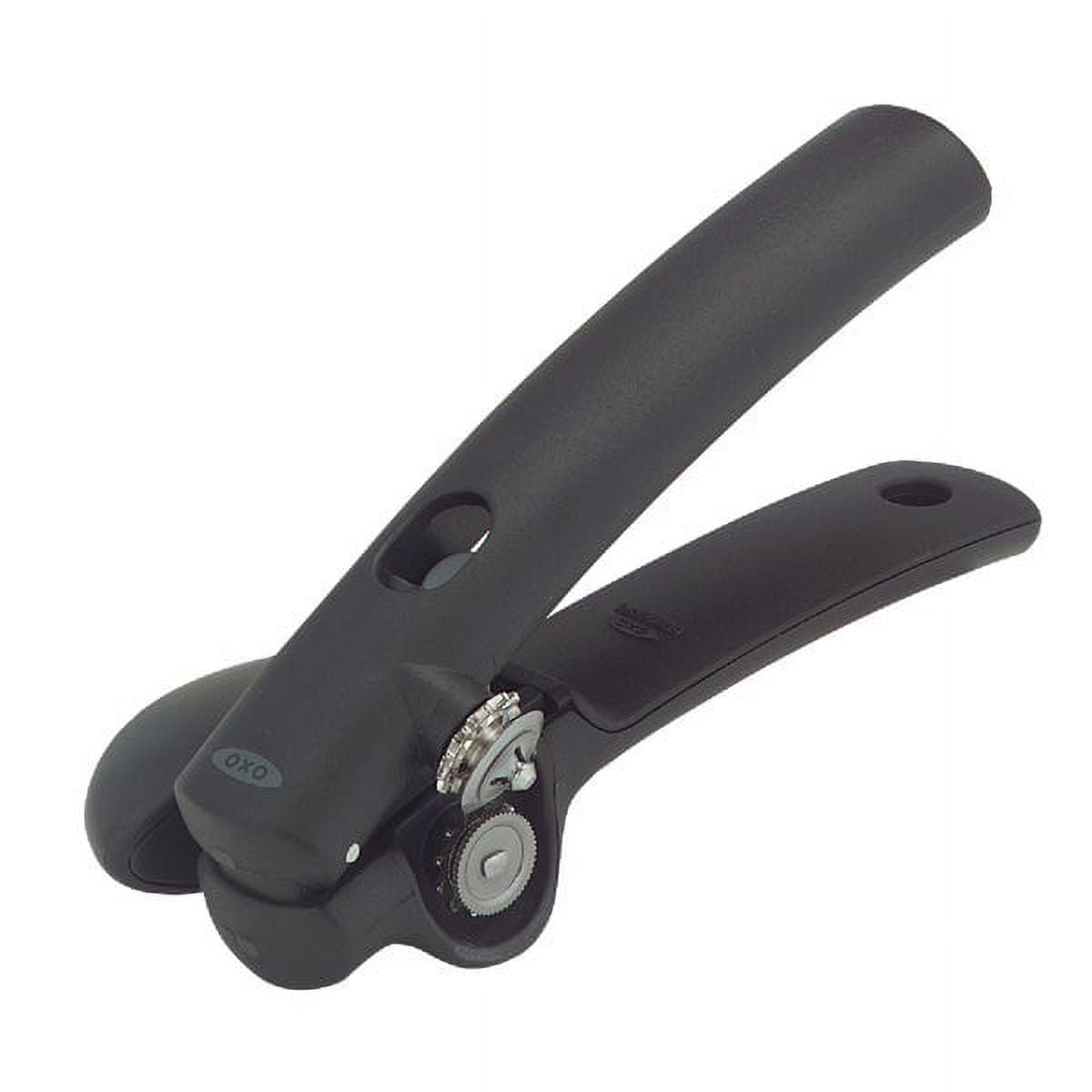 Black Non-slip Grip Locking Can Opener
