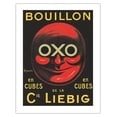 thumbnail image 1 of OXO Brand - Bouillon Stock Cubes - Liebig Co. - Vintage Advertising Poster by Leonetto Cappiello c.1911 - Bamboo Fine Art 290gsm Paper (Unframed) 17x22in, 1 of 4